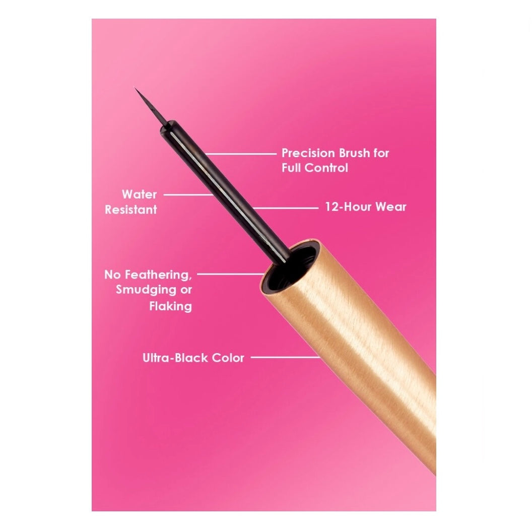 GRANDE COSMETICS LIQUID EYELINER WITH LASH ENHANCING SERUM