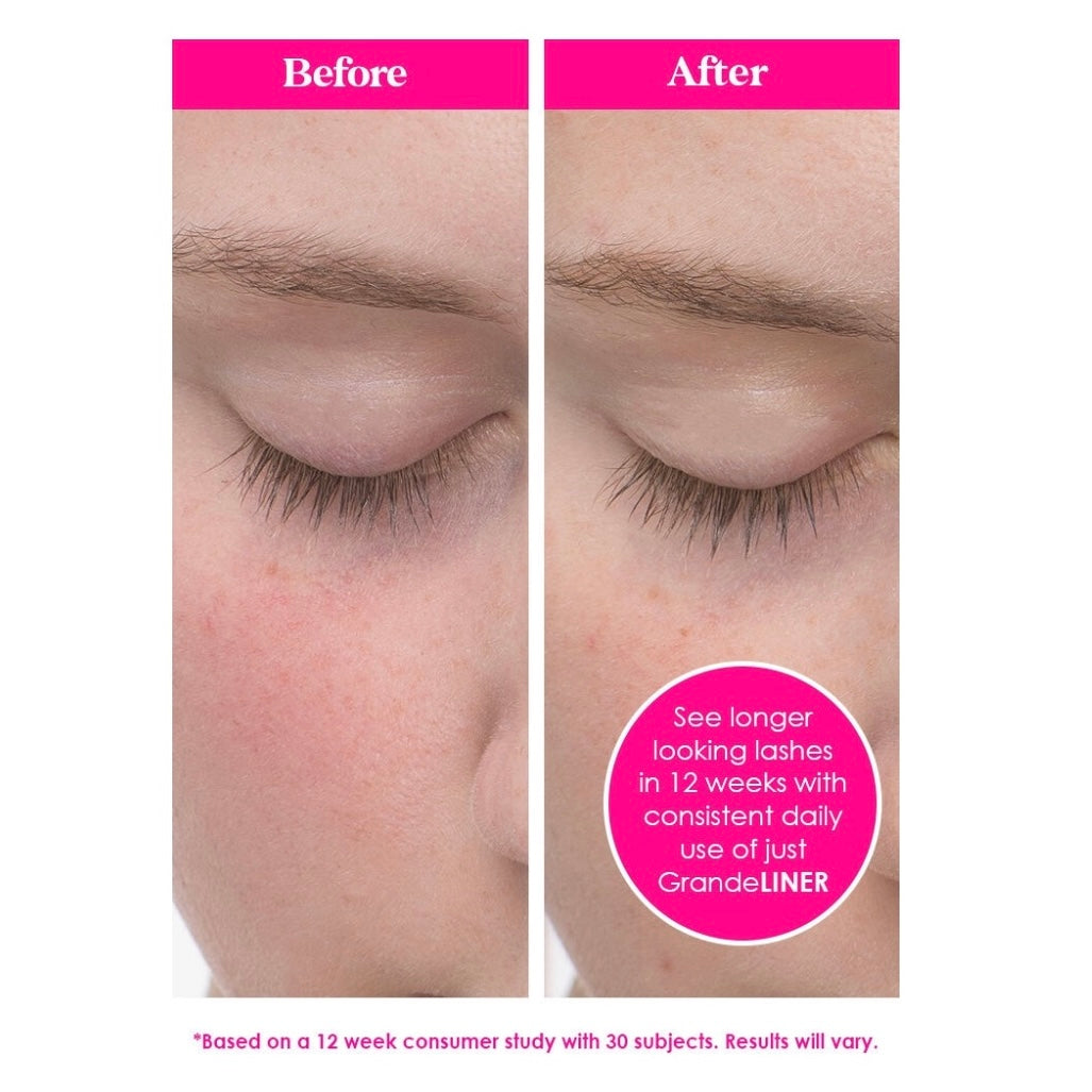 GRANDE COSMETICS LIQUID EYELINER WITH LASH ENHANCING SERUM