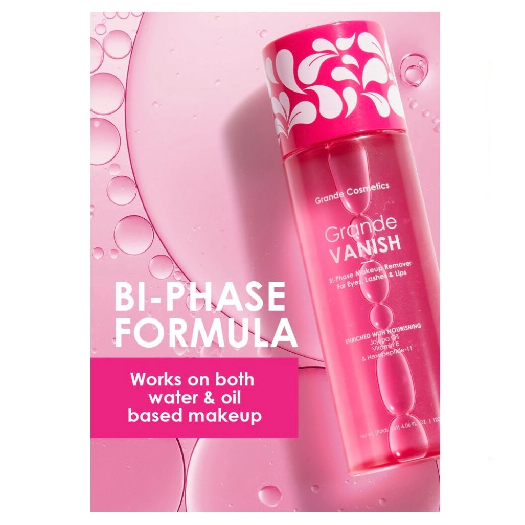 GRANDE COSMETICS VANISH BI PHASE MAKEUP REMOVER
