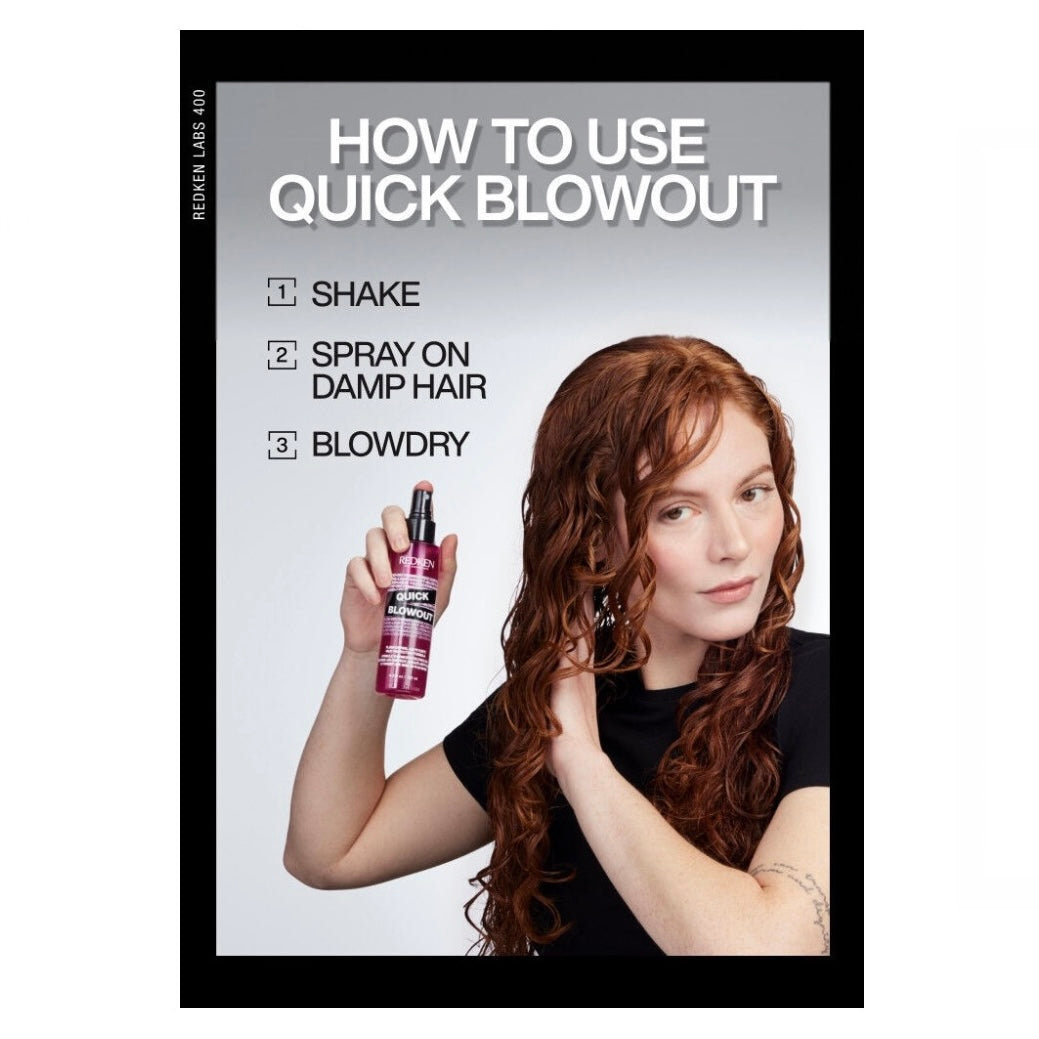 REDKEN QUICK BLOWOUT HEAT PROTECTING BLOWDRY SPRAY