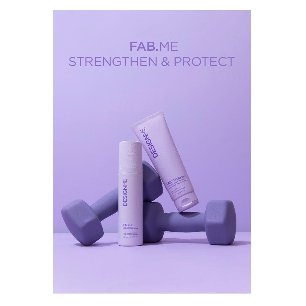 DESIGNME FAB.ME BLONDE FORTIFYING PURPLE SHAMPOO