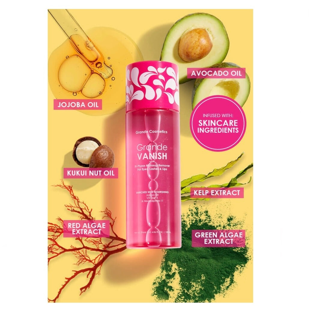GRANDE COSMETICS VANISH BI PHASE MAKEUP REMOVER