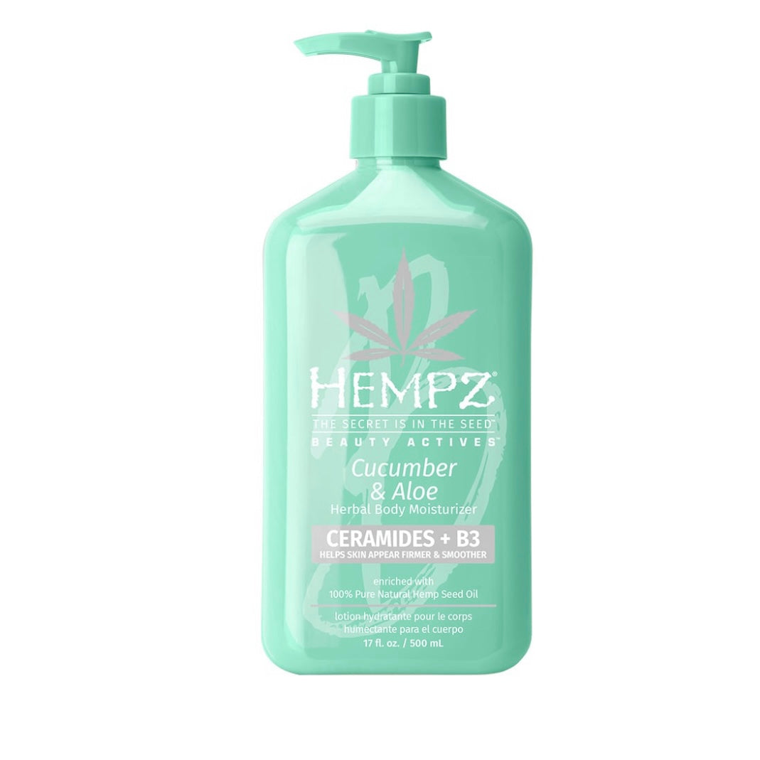 HEMPZ Cucumber & Aloe Herbal Body Moisturizer