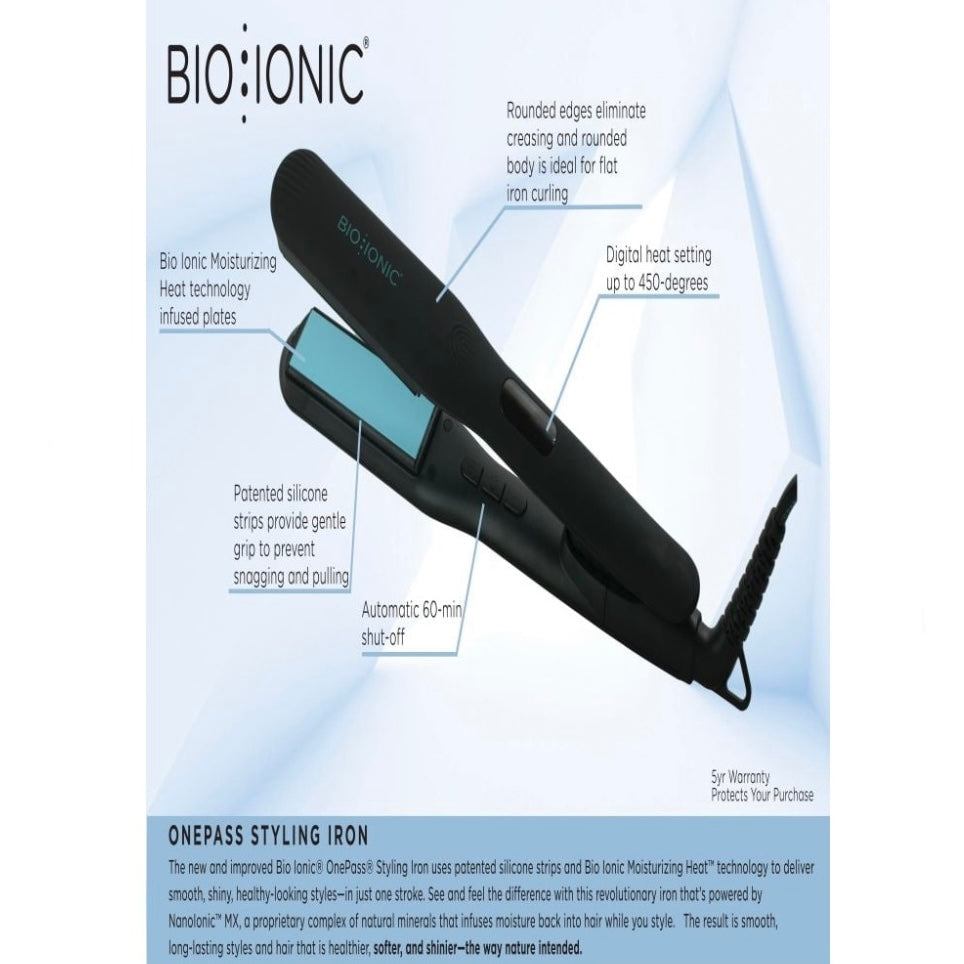 BIO IONIC Nano Ionic OnePass Styling Iron