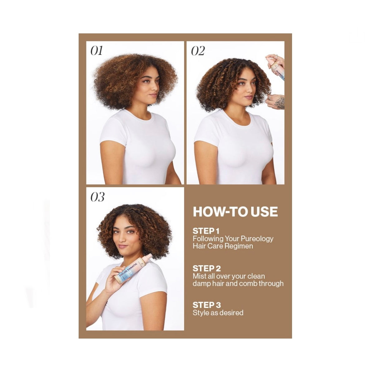 PUREOLOGY Color Fanatic Multi-Tasking Leave-In Spray