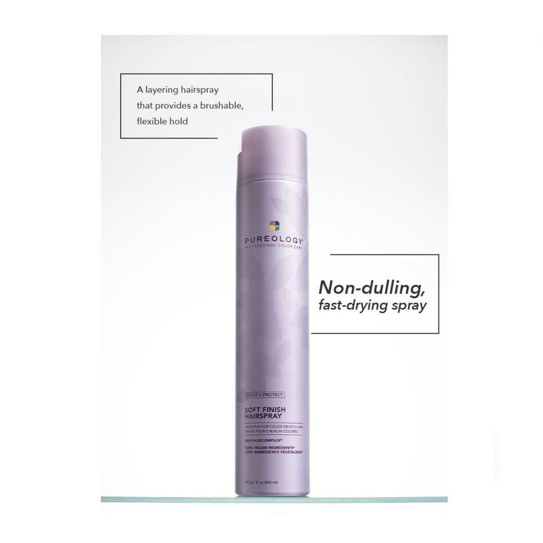 PUREOLOGY Style + Protect Soft Finish Hairspray