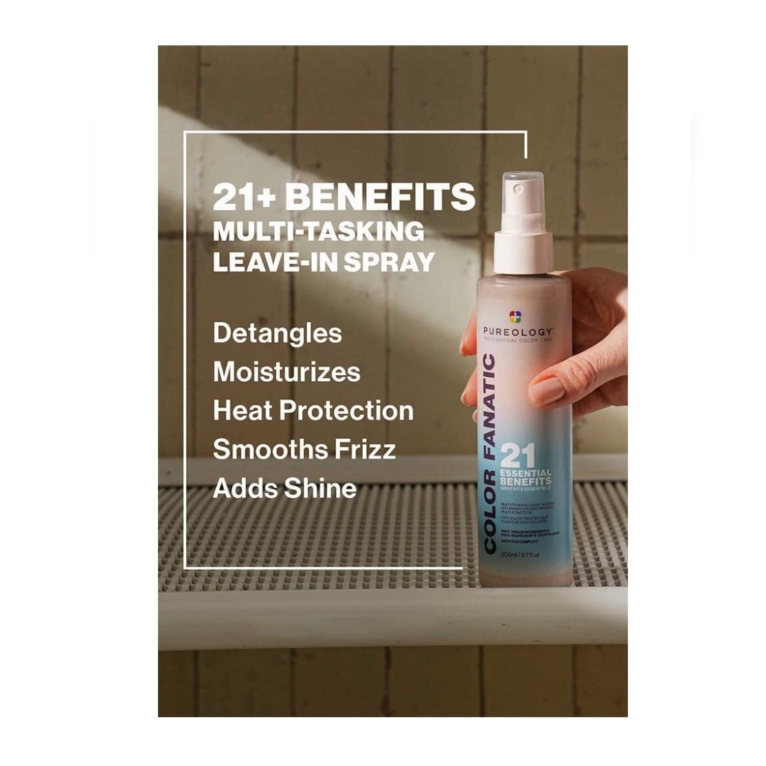 PUREOLOGY Color Fanatic Multi-Tasking Leave-In Spray