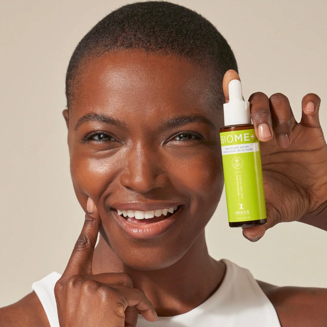 IMAGE BIOME+DEW BRIGHT SERUM